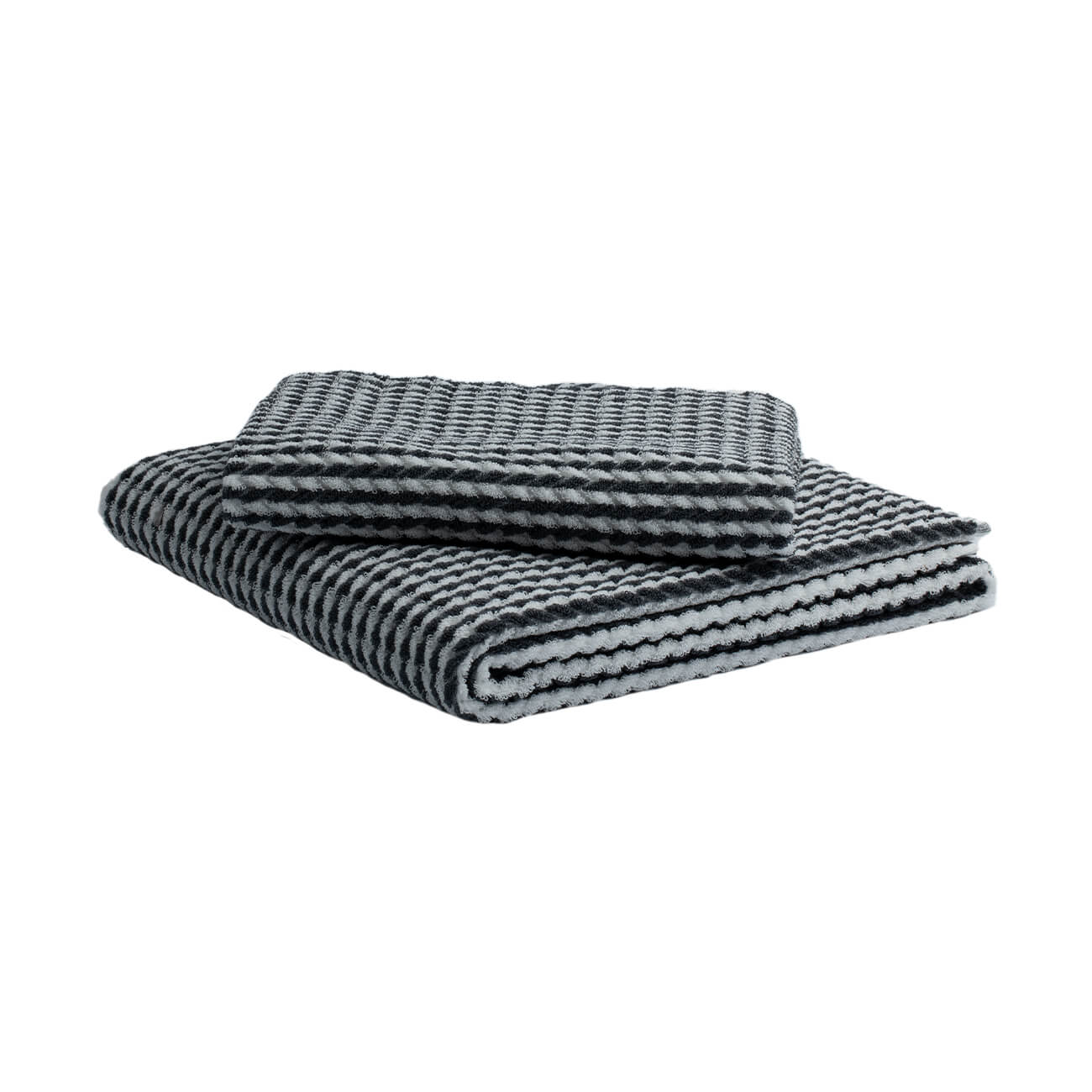 Bornova Hotel Chevron Fume Ivory by Turkish Towel Collection - Image 3