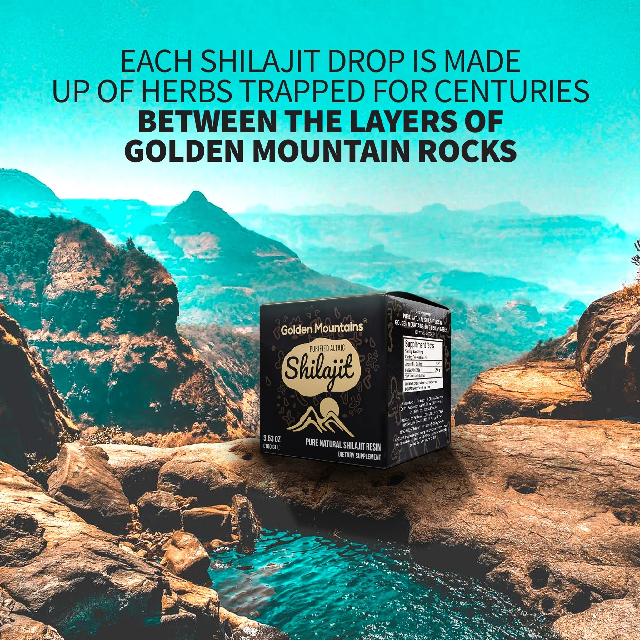 Golden Mountains Shilajit Resin 100g: Pure Altai Mountains Shilajit by Siberian Green - Image 15