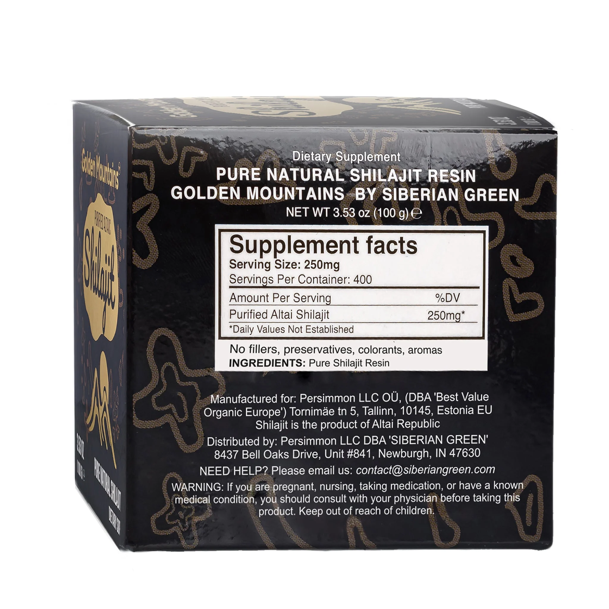 Golden Mountains Shilajit Resin 100g: Pure Altai Mountains Shilajit by Siberian Green - Image 4