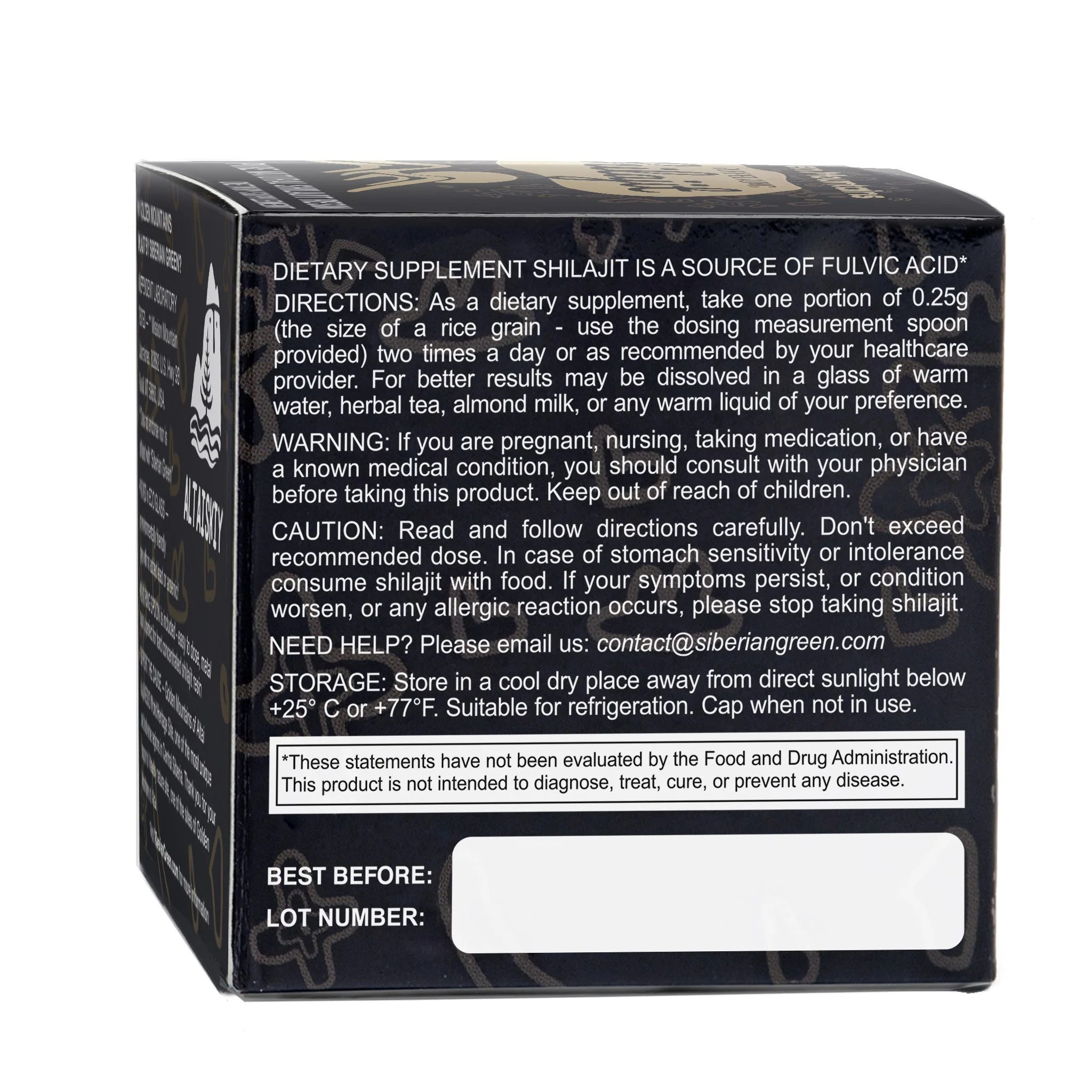 Golden Mountains Shilajit Resin 100g: Pure Altai Mountains Shilajit by Siberian Green - Image 6