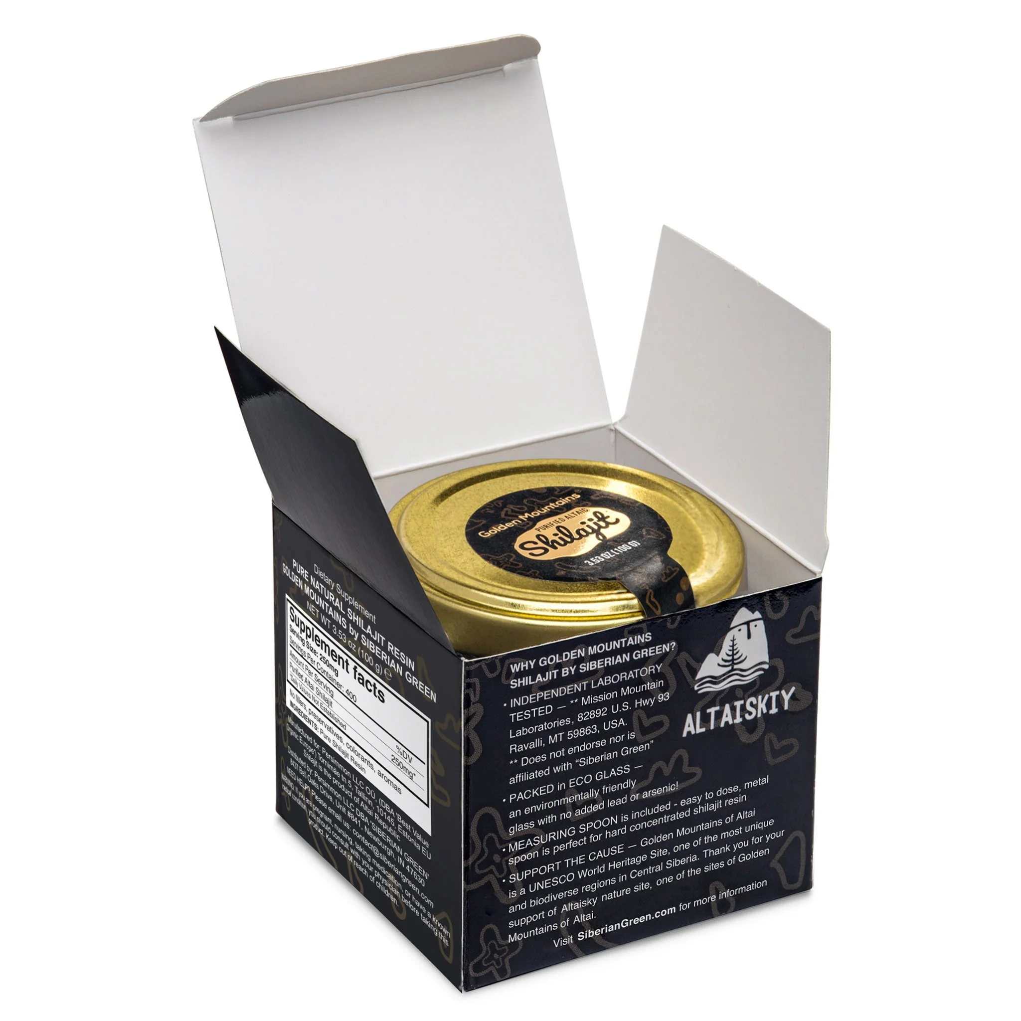 Golden Mountains Shilajit Resin 100g: Pure Altai Mountains Shilajit by Siberian Green - Image 8