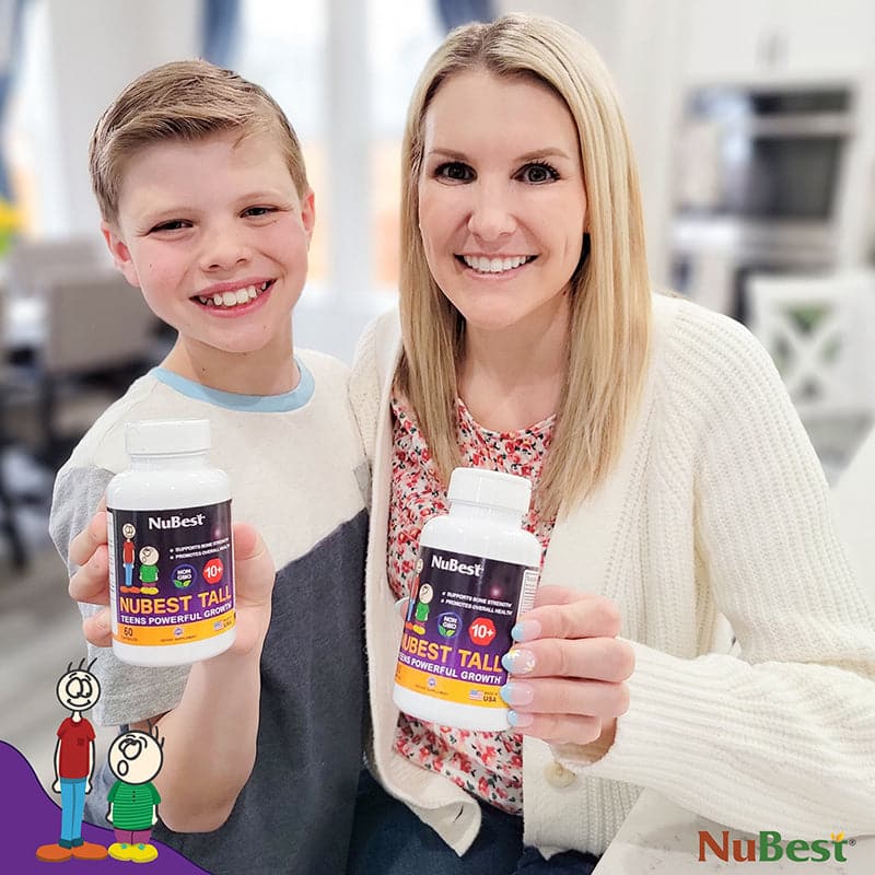 NuBest Tall 10+, Powerful Growth for Kids & Teens (10+), Milk Drinkers, 60 Capsules by NuBest Nutrition® - Image 12