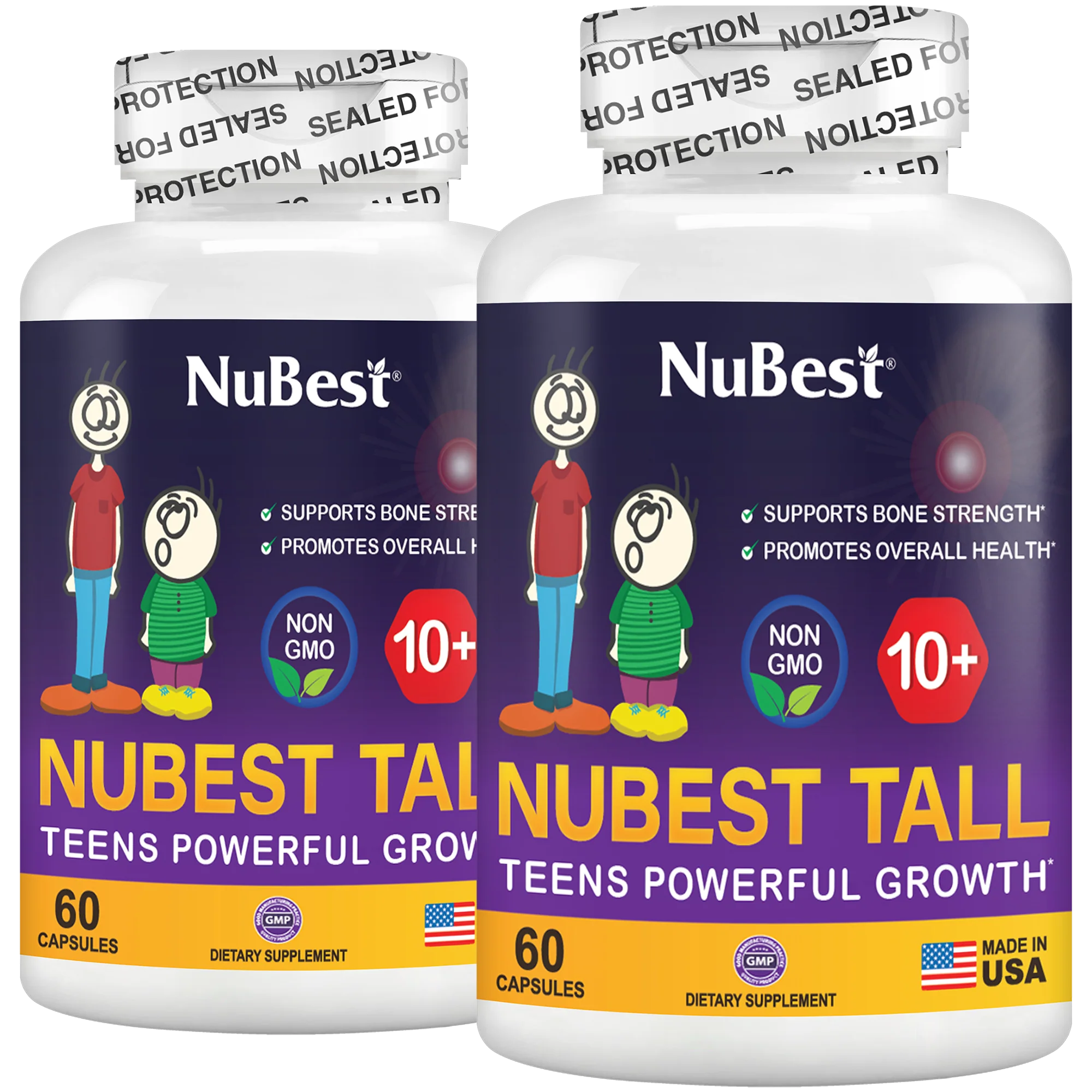 NuBest Tall 10+, Powerful Growth for Kids & Teens (10+), Milk Drinkers, 60 Capsules by NuBest Nutrition® - Image 17