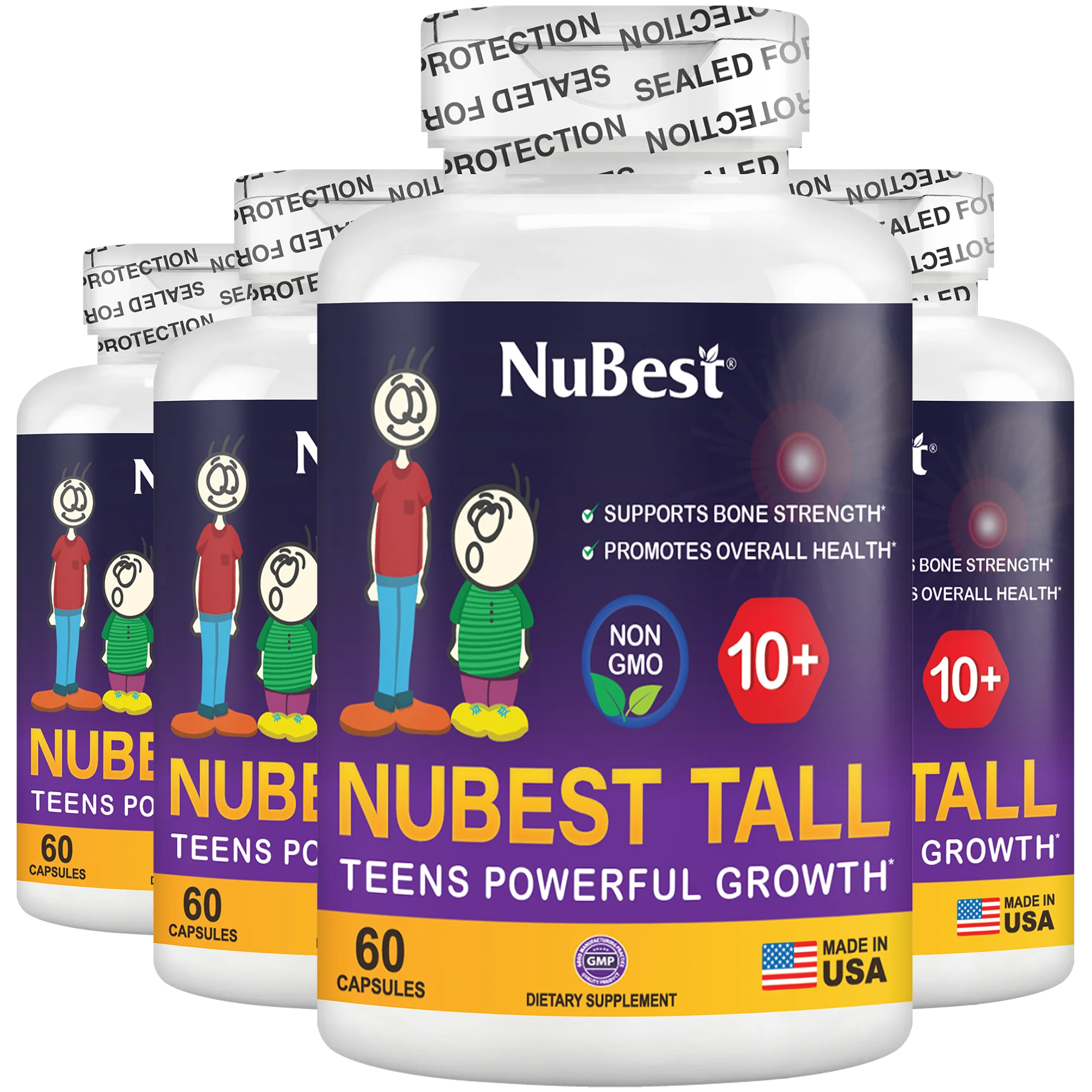 NuBest Tall 10+, Powerful Growth for Kids & Teens (10+), Milk Drinkers, 60 Capsules by NuBest Nutrition® - Image 19