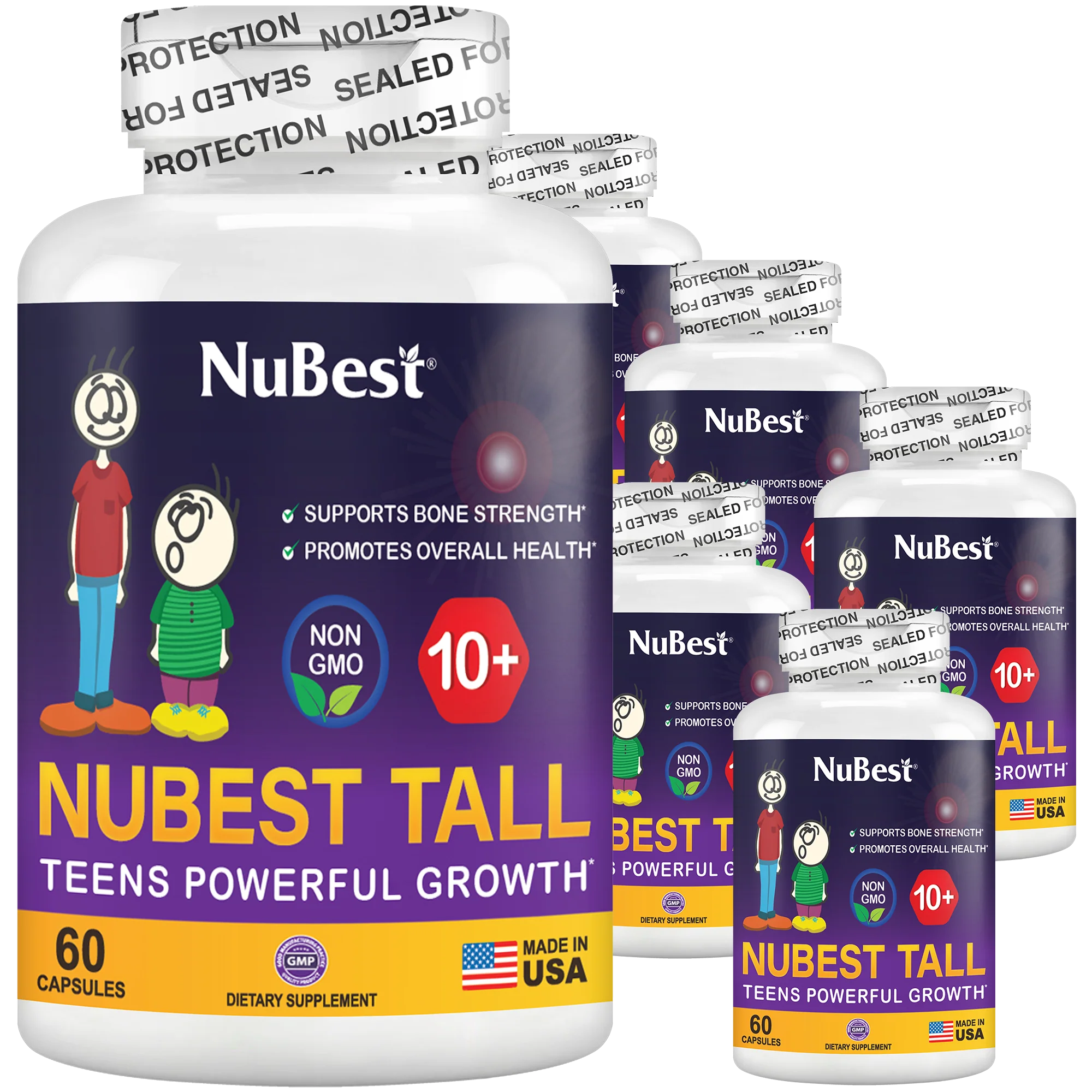 NuBest Tall 10+, Powerful Growth for Kids & Teens (10+), Milk Drinkers, 60 Capsules by NuBest Nutrition® - Image 20
