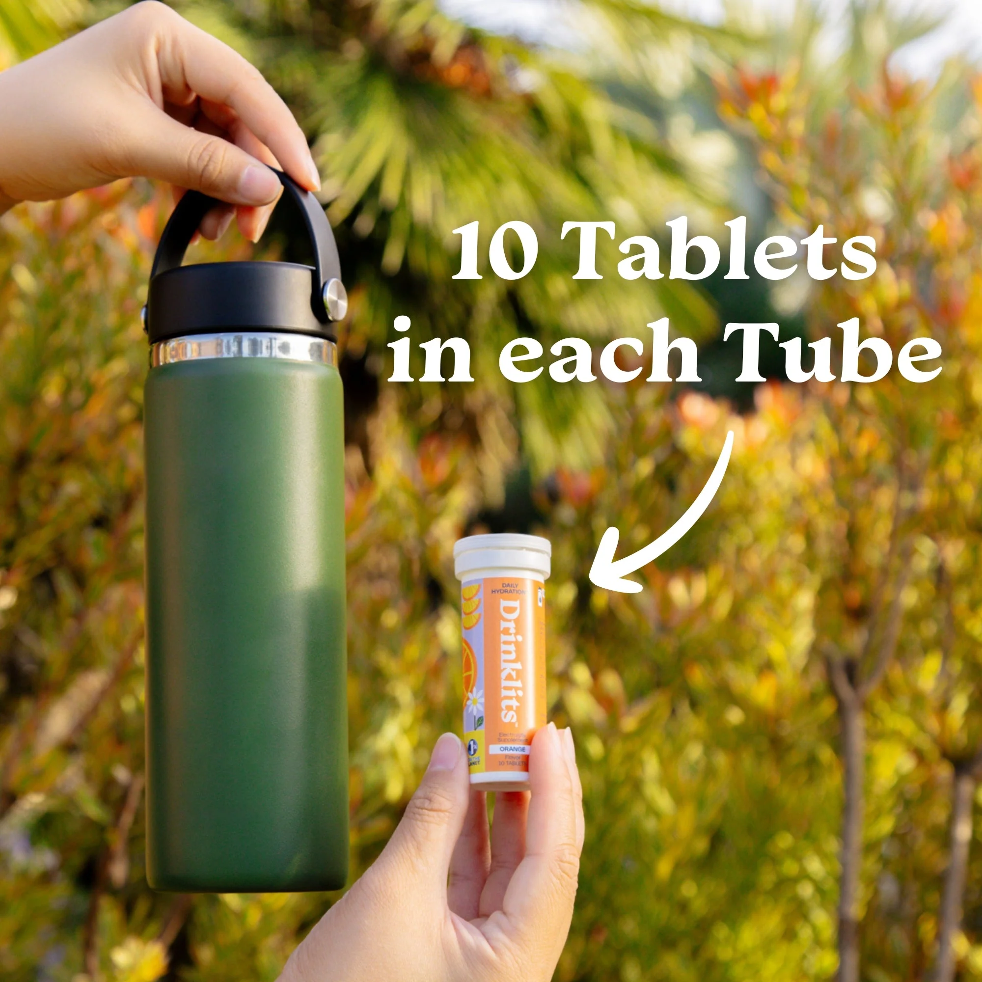 Orange Daily Hydration Tablets (2) Tube Bundle by Drinklits - Image 4