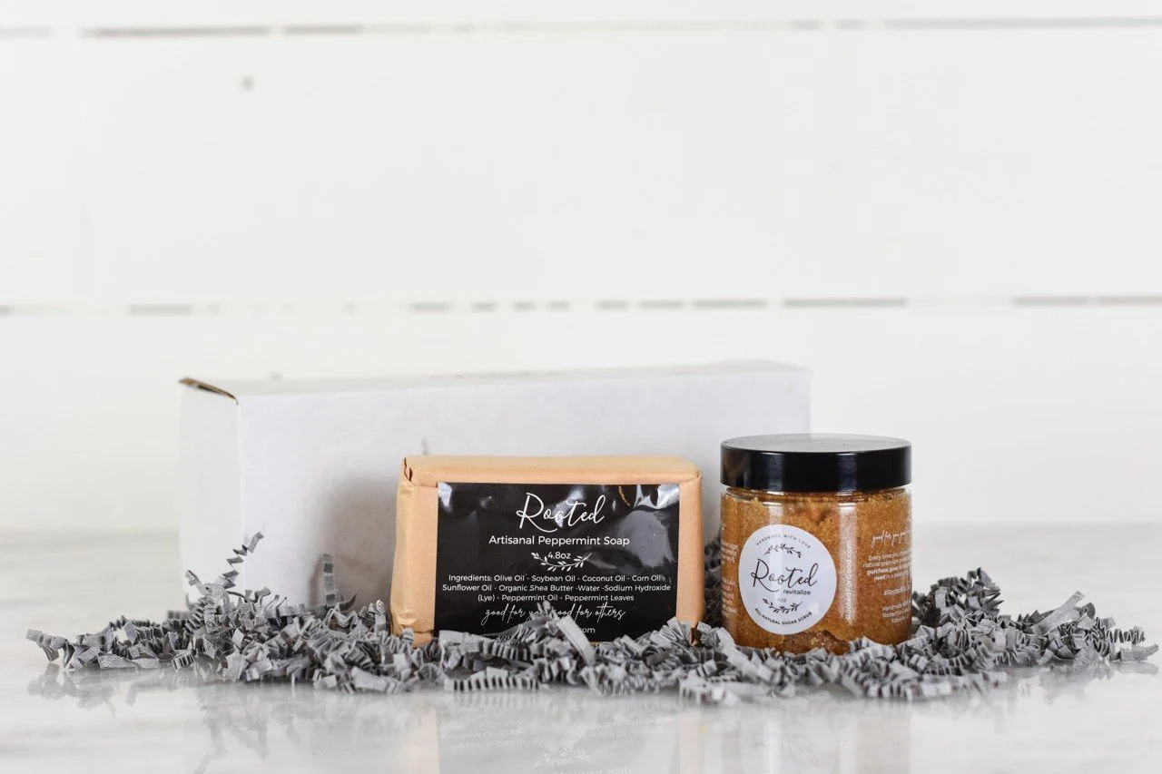 Soap & Scrub Gift Set by Rooted For Good - Image 3