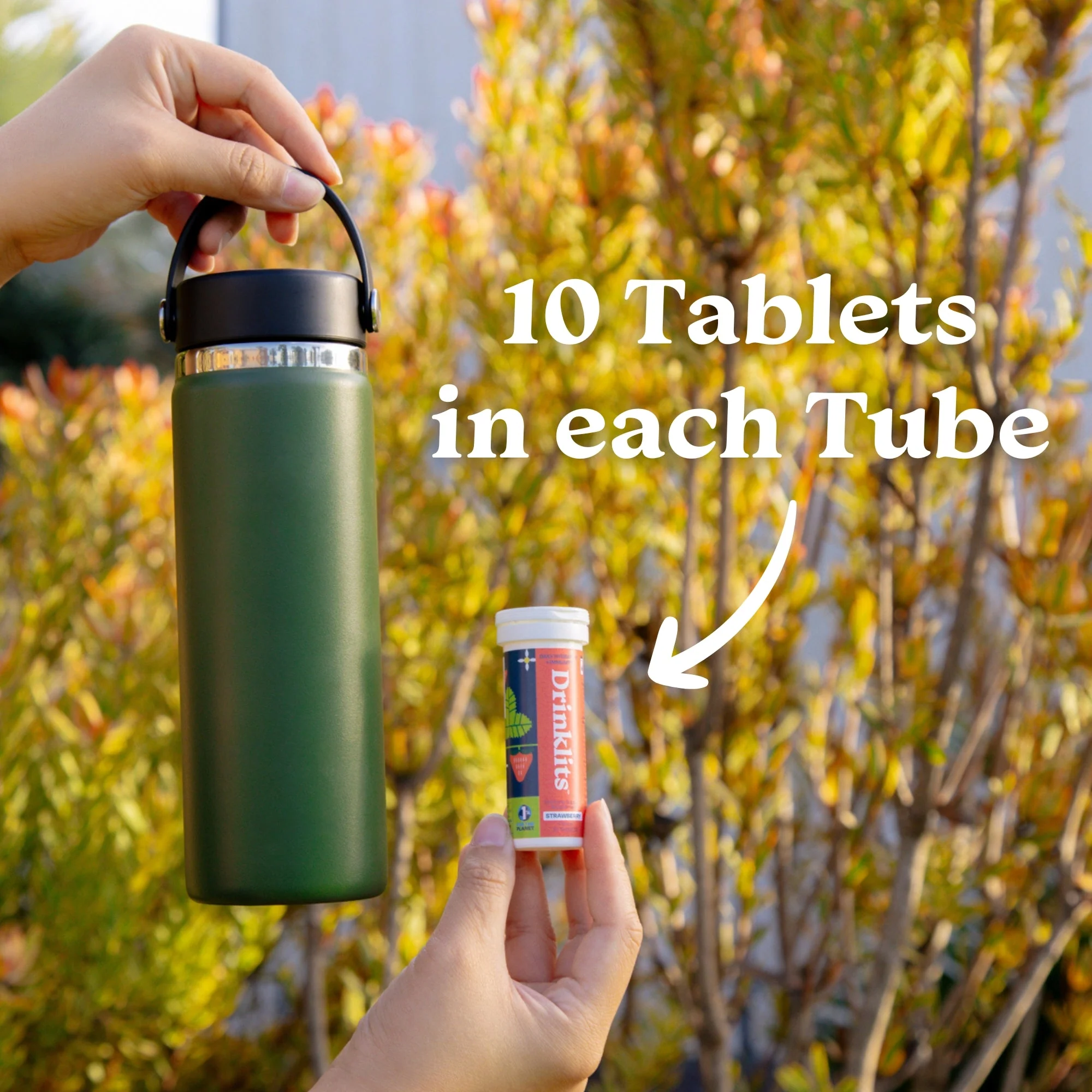 Strawberry & Lemon Daily Immune Support Tablets (4) Tube Bundle by Drinklits - Image 4