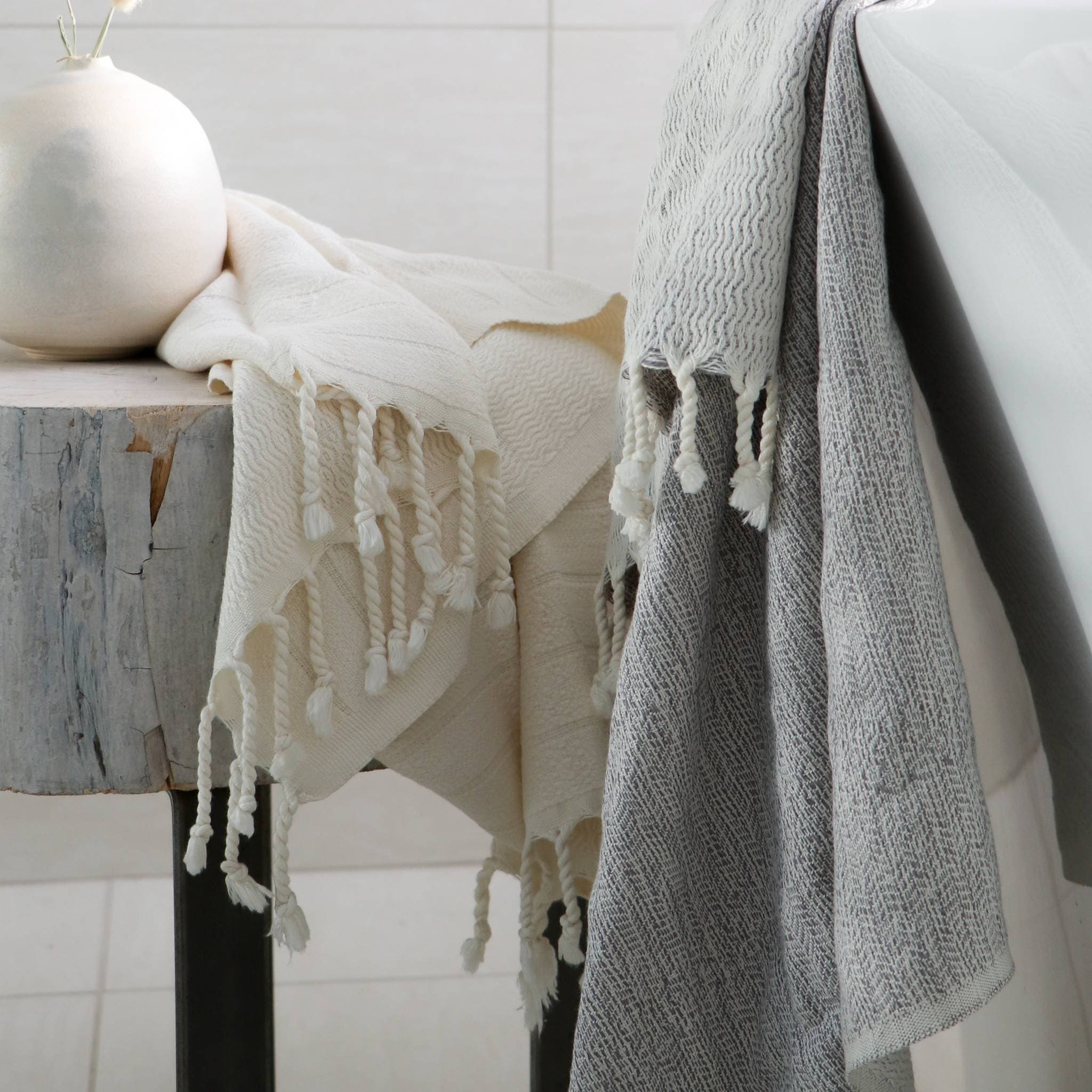 Striped Bamboo Towel by POKOLOKO - Image 9